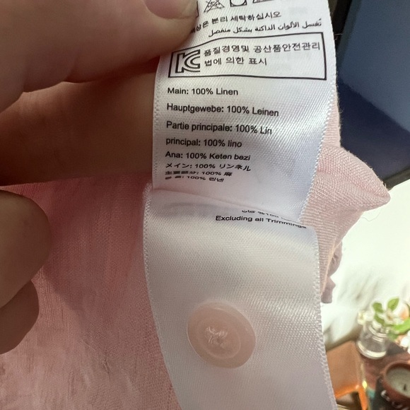 NWOT Joules Linen Shirt - Picture 3 of 5